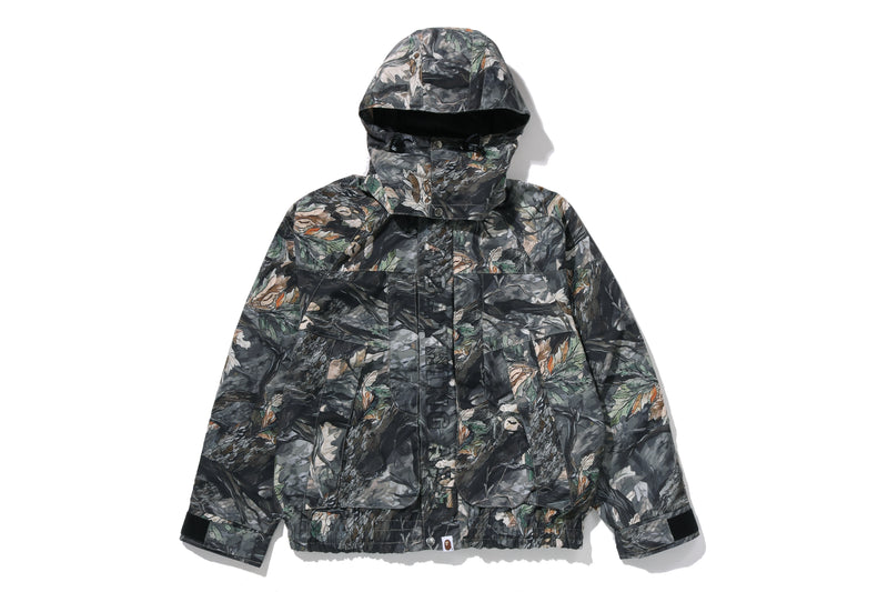 TREE EDGE CAMO HOODED SNOWBOARD JACKET