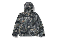 TREE EDGE CAMO HOODED SNOWBOARD JACKET
