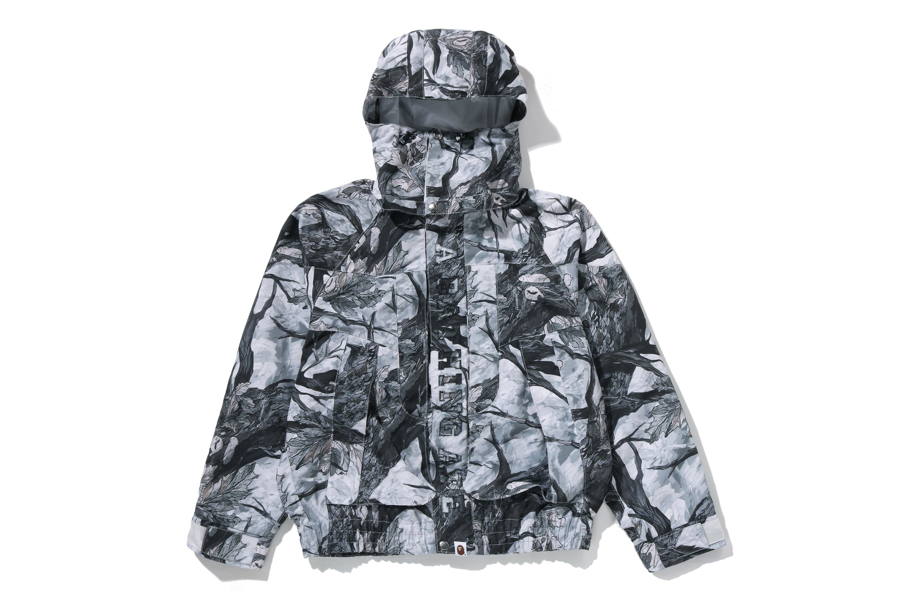TREE EDGE CAMO HOODED SNOWBOARD JACKET – eu.bape.com