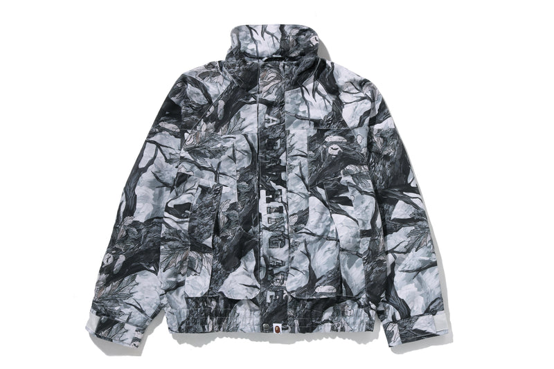 TREE EDGE CAMO HOODED SNOWBOARD JACKET