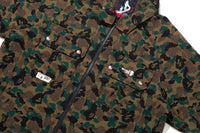 BAPE BY KAZUKI KURAISHI PIXELATE CAMO DETACHABLE ZIP JACKET