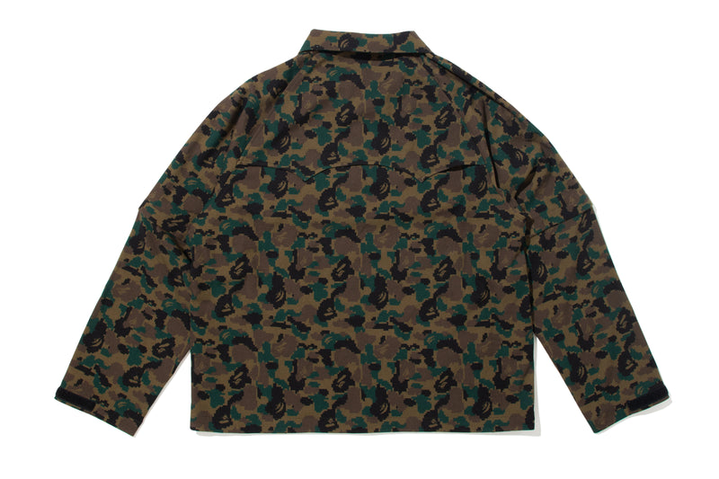 BAPE BY KAZUKI KURAISHI PIXELATE CAMO DETACHABLE ZIP JACKET