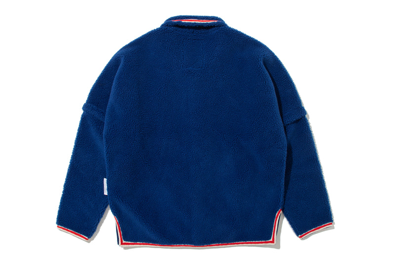 BAPE BY KAZUKI KURAISHI SHERPA DETACHABLE COACH JACKET