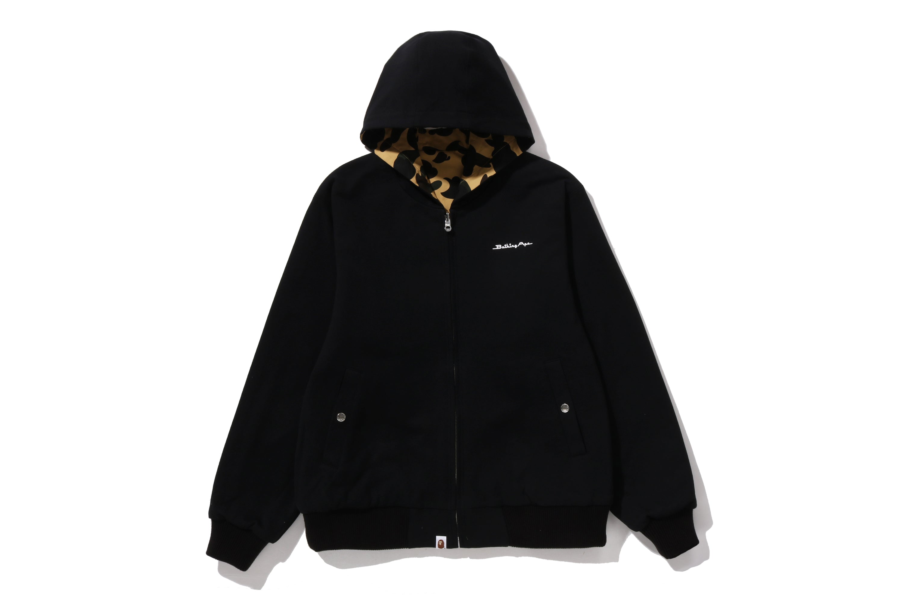 1ST CAMO REVERSIBLE ZIP HOODIE JACKET – eu.bape.com
