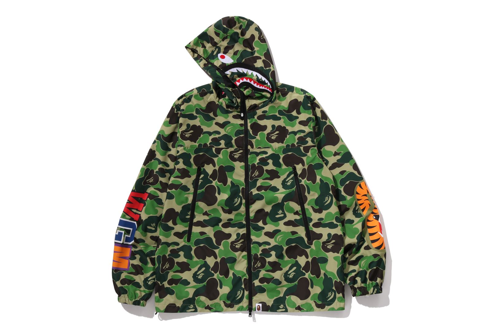 ABC CAMO SHARK HOODIE JACKET – eu.bape.com