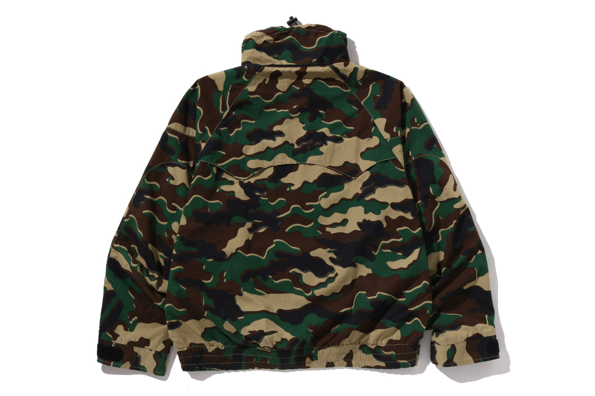 GLITCH WOODLAND CAMO SHORT SNOWBOARD JACKET