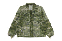 MULTI PIXEL CAMO MASK HOODED SHIRT JACKET