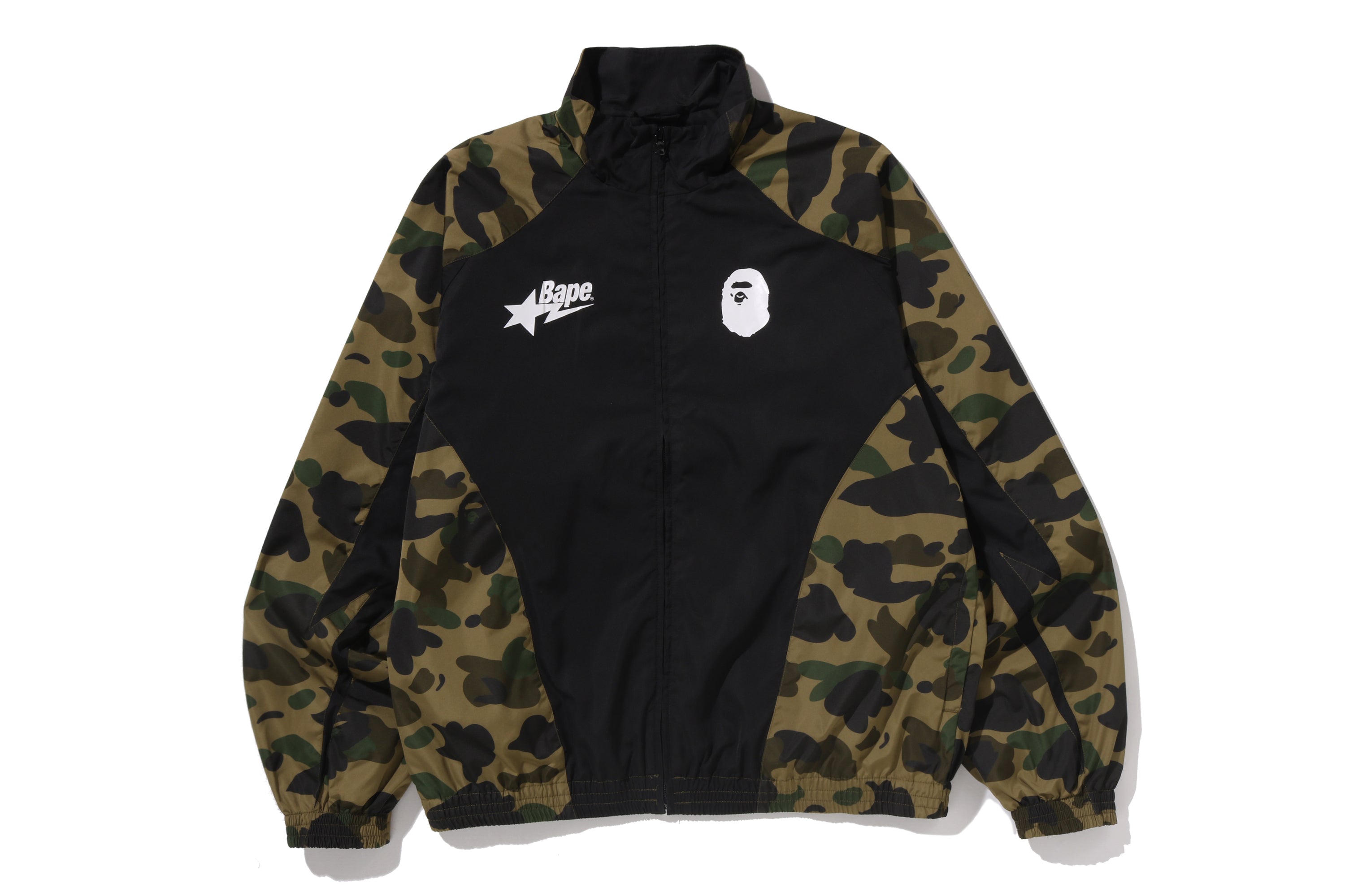 1ST CAMO STAND COLLAR TRACK JACKET – eu.bape.com