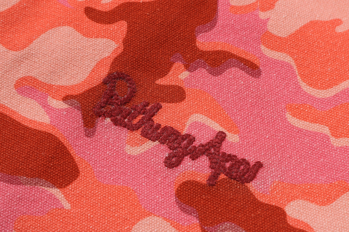 GLITCH WOODLAND CAMO BATHING APE LOGO WORKER JACKET LADIES