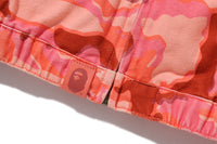 GLITCH WOODLAND CAMO BATHING APE LOGO WORKER JACKET LADIES