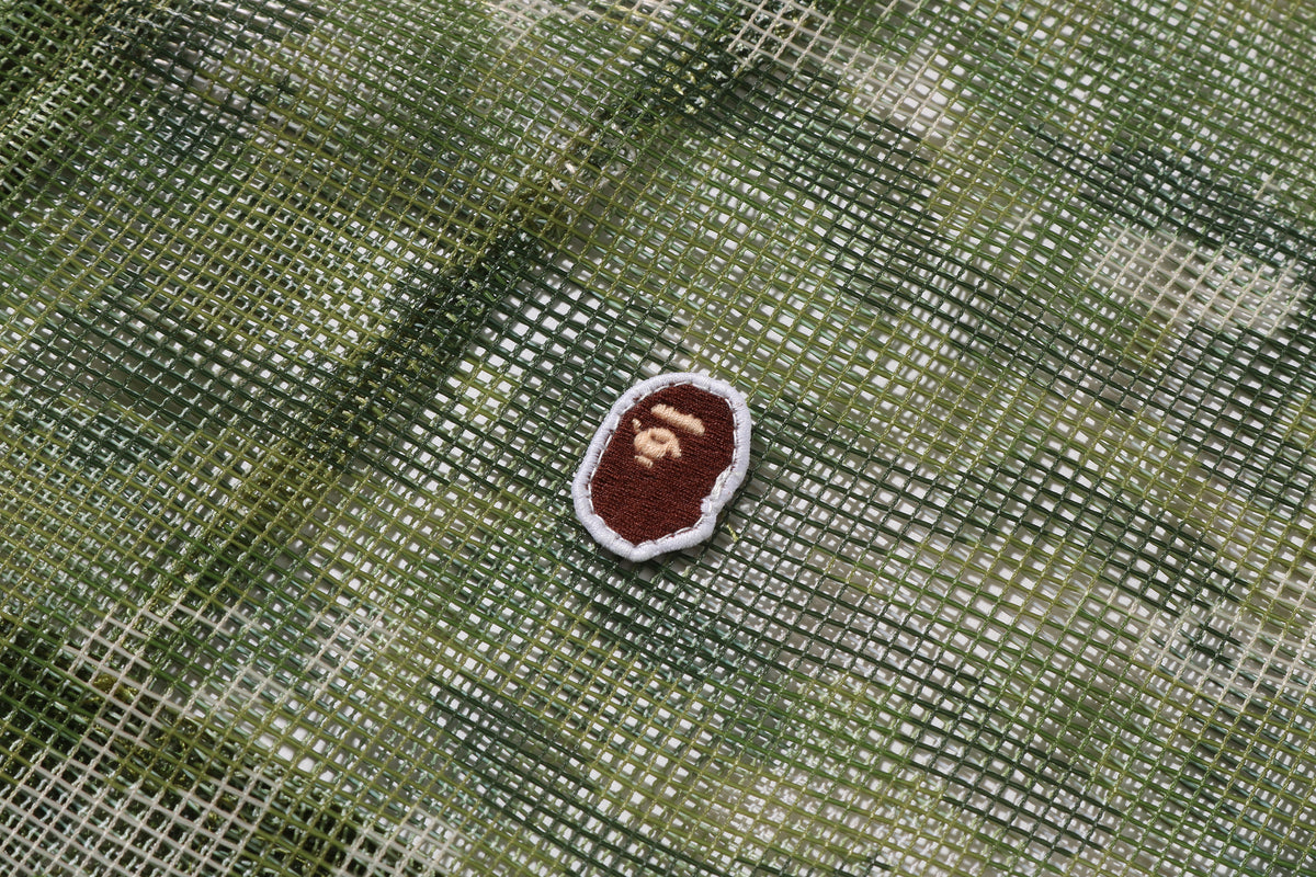 MULTI PIXEL CAMO MESH CROPPED HOOODED JACKET LADIES