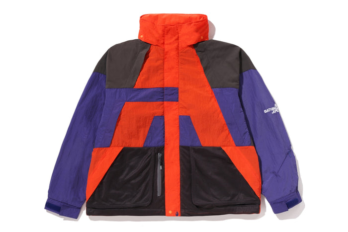 BAPE BY KAZUKI KURAISHI SNOWBOARD NYLON 3- LAYER JACKET