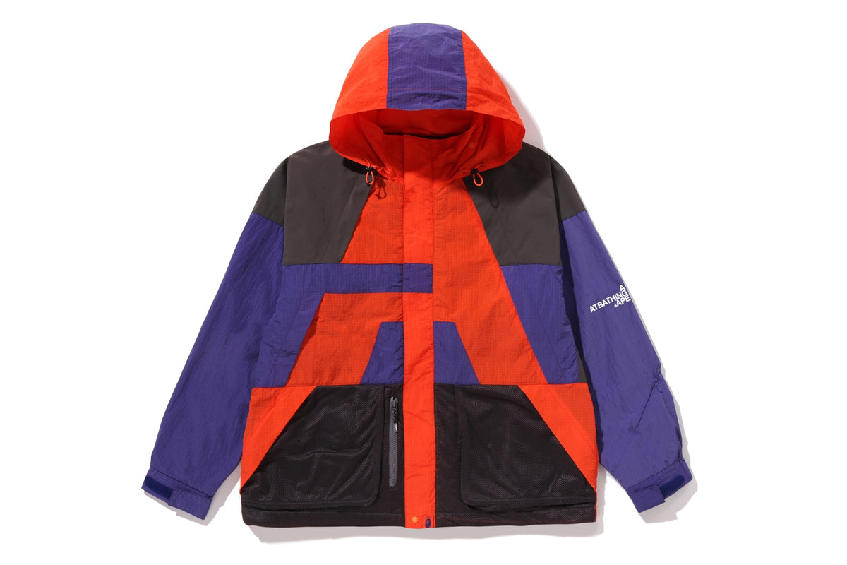 BAPE BY KAZUKI KURAISHI SNOWBOARD NYLON 3- LAYER JACKET
