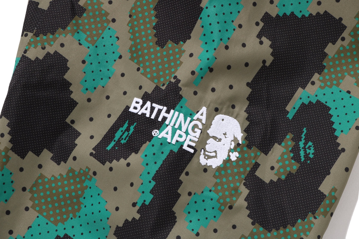 BAPE BY KAZUKI KURAISHI CAMO SHARK PACKABLE SNOWBOARD JACKET