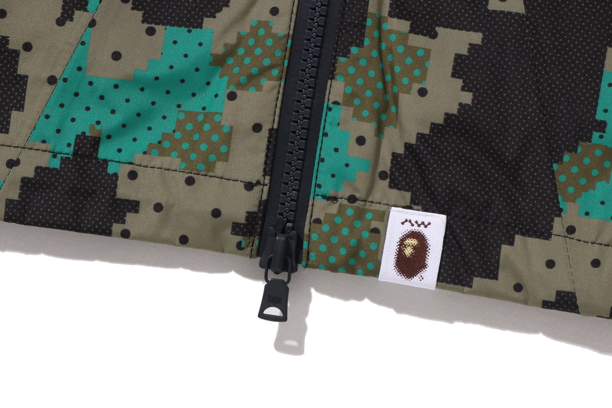BAPE BY KAZUKI KURAISHI CAMO SHARK PACKABLE SNOWBOARD JACKET