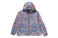 BAPE BY KAZUKI KURAISHI CAMO SHARK PACKABLE SNOWBOARD JACKET