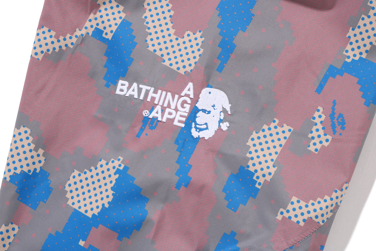 BAPE BY KAZUKI KURAISHI CAMO SHARK PACKABLE SNOWBOARD JACKET