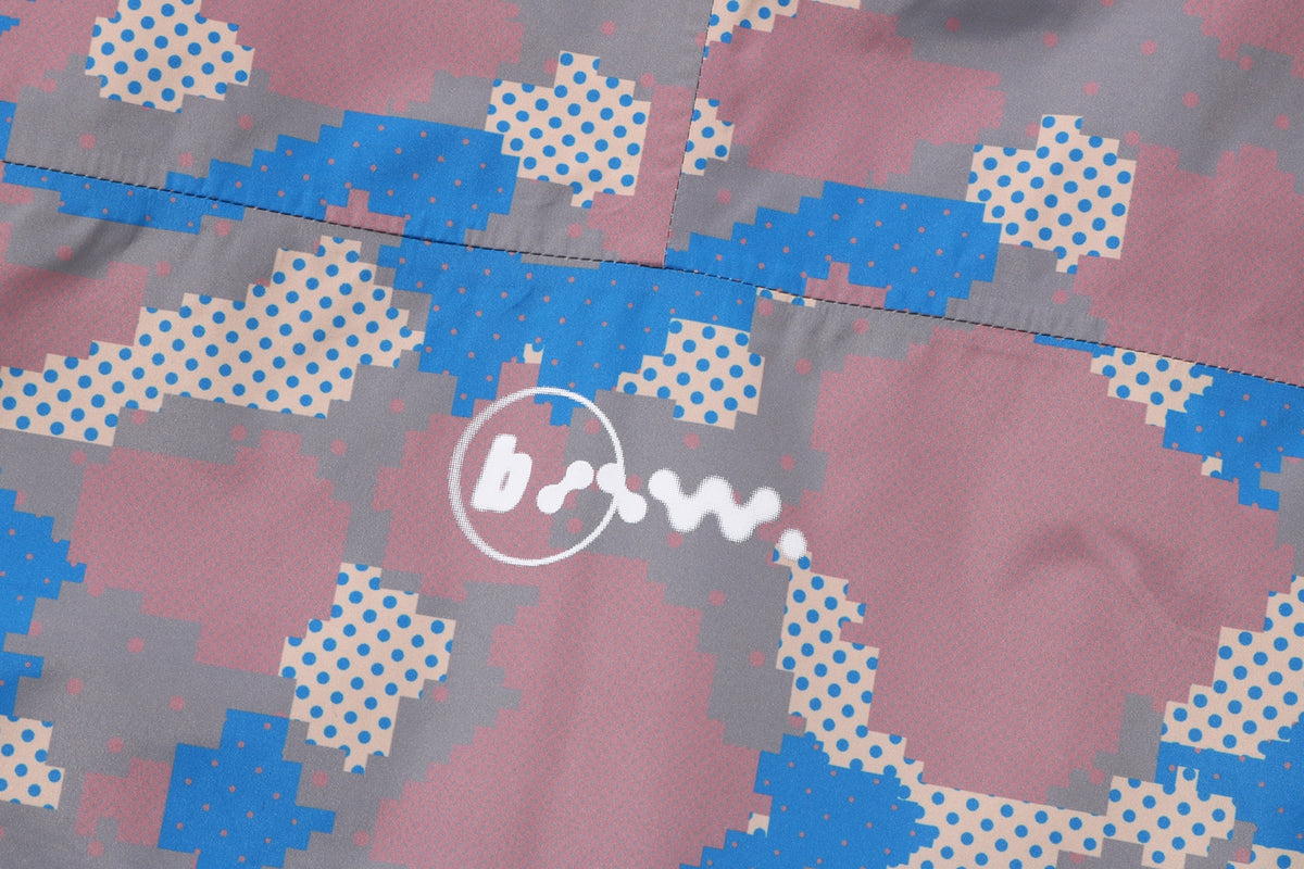 BAPE BY KAZUKI KURAISHI CAMO SHARK PACKABLE SNOWBOARD JACKET