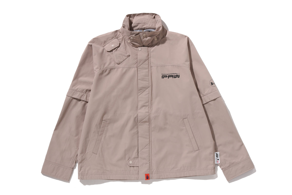 BAPE BY KAZUKI KURAISHI DETACHABLE HOODED 3-LAYER RAIN JACKET