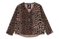BAPE BY KAZUKI KURAISHI LEOPARD PATTERN ZIP UP LINNER JACKET
