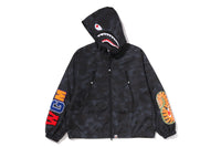 COLOR CAMO REFLECTIVE RIPSTOP SHARK FULL ZIP JACKET