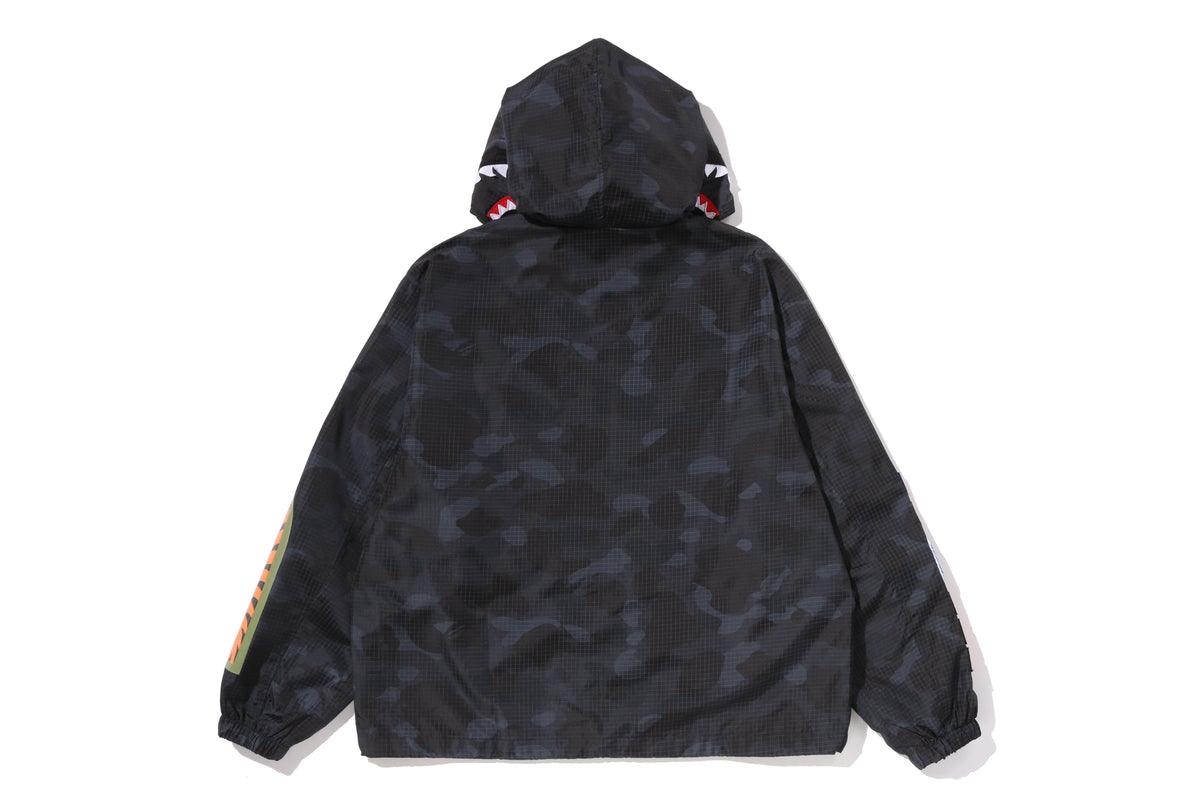 COLOR CAMO REFLECTIVE RIPSTOP SHARK FULL ZIP JACKET