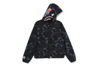 COLOR CAMO SHARK HOODIE JACKET LADIES