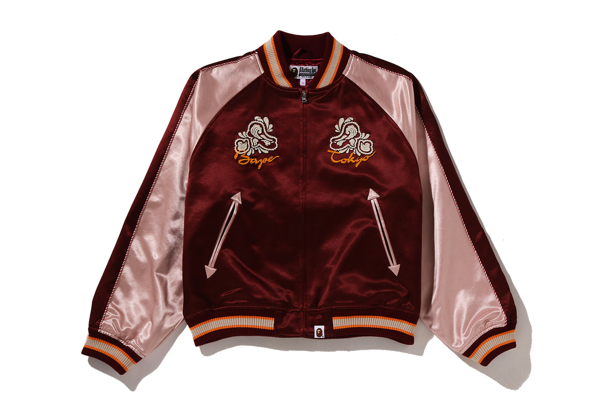 PAISLEY PATTERN APE HEAD SOUVENIR JACKET LADIES