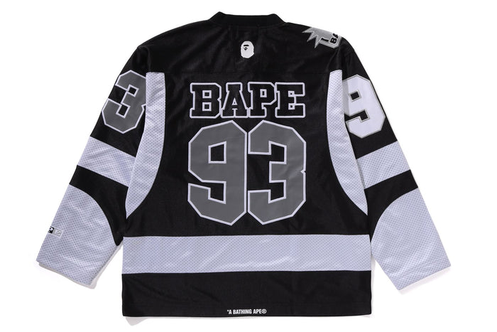 MULTI LOGO RELAXED FIT L/S ICE HOCKEY JERSEY MENS