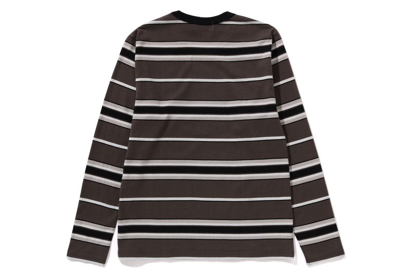 ONE POINT STRIPE L/S TEE LADIES