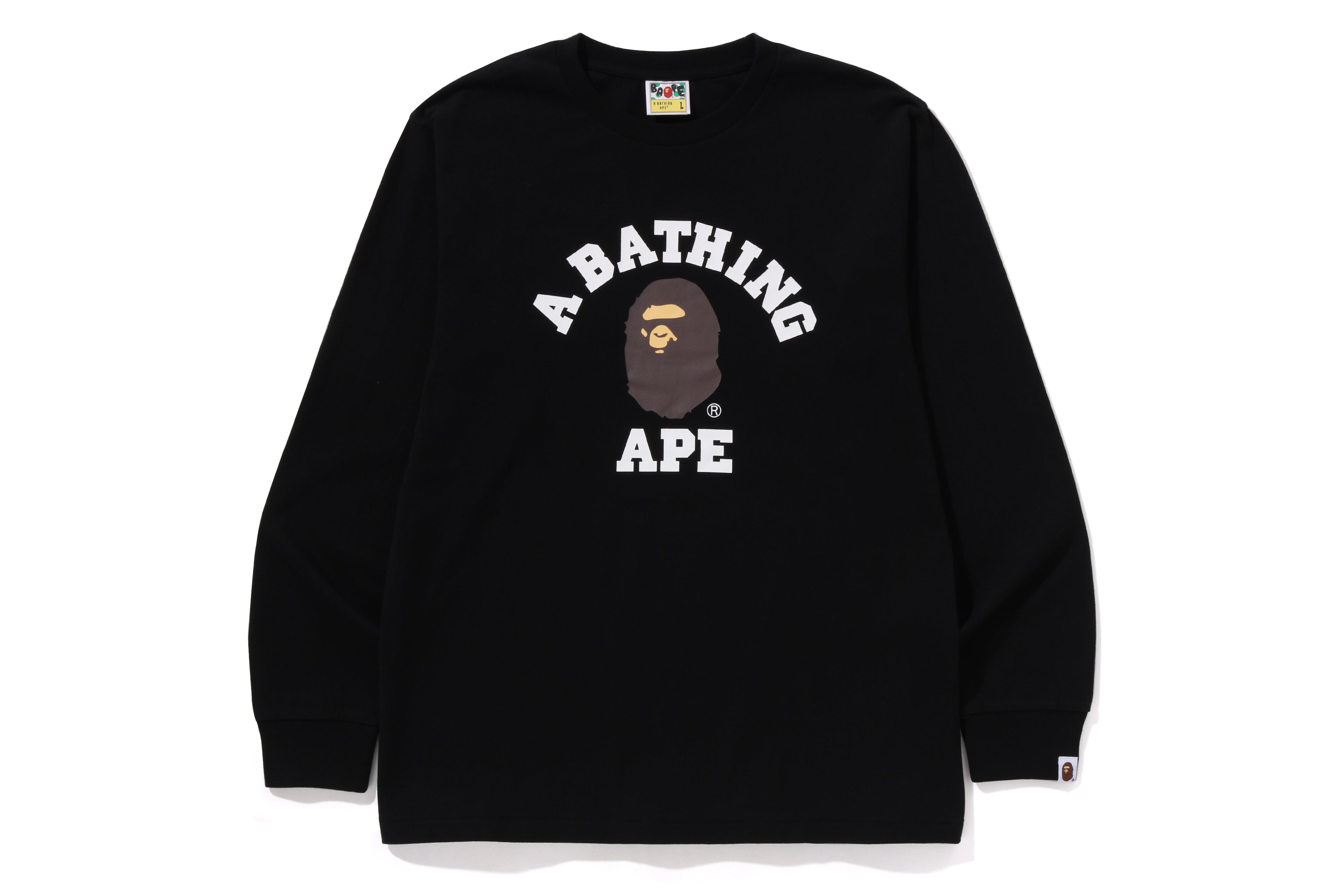 COLLEGE LS TEE – eu.bape.com