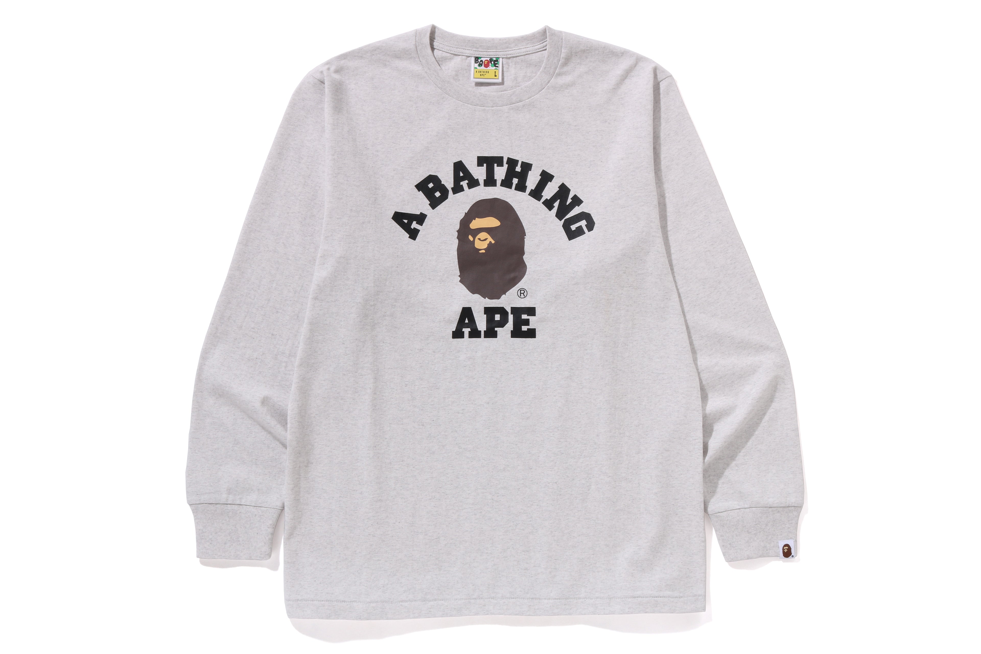 COLLEGE LS TEE – eu.bape.com