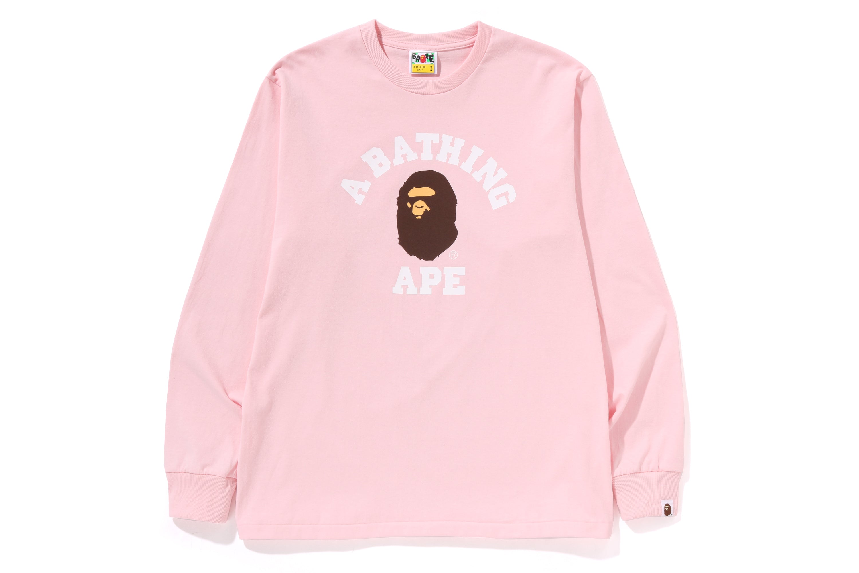 COLLEGE LS TEE – eu.bape.com