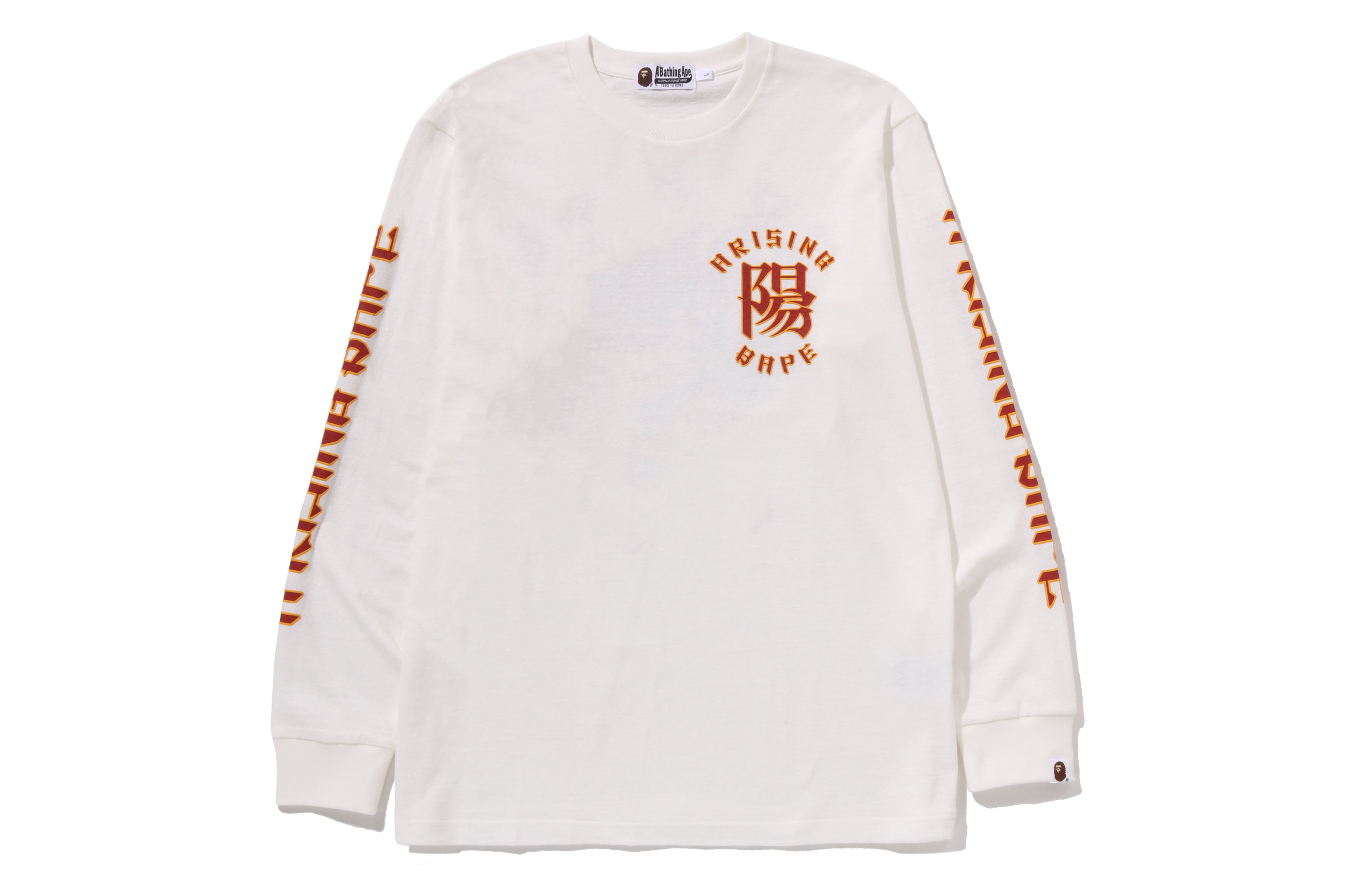 A RISING BAPE L/S TEE – eu.bape.com