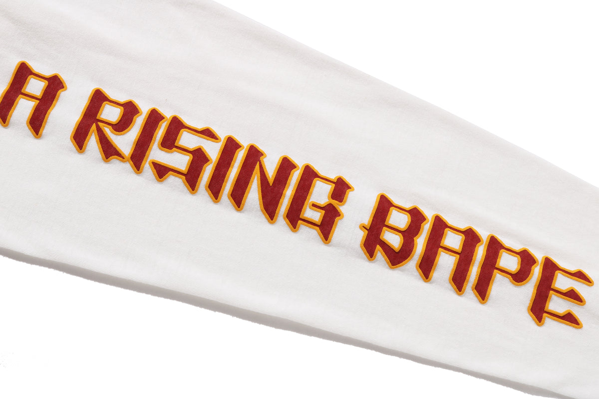 A RISING BAPE L/S TEE