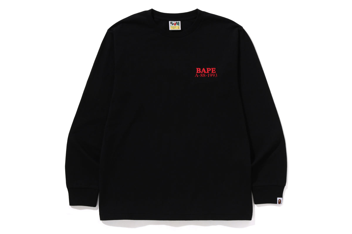 MOON APE HEAD OLD PHOTO L/S TEE