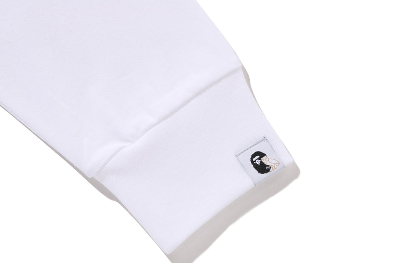 BAPE X OVO COLLEGE LONG SLEEVE TEE
