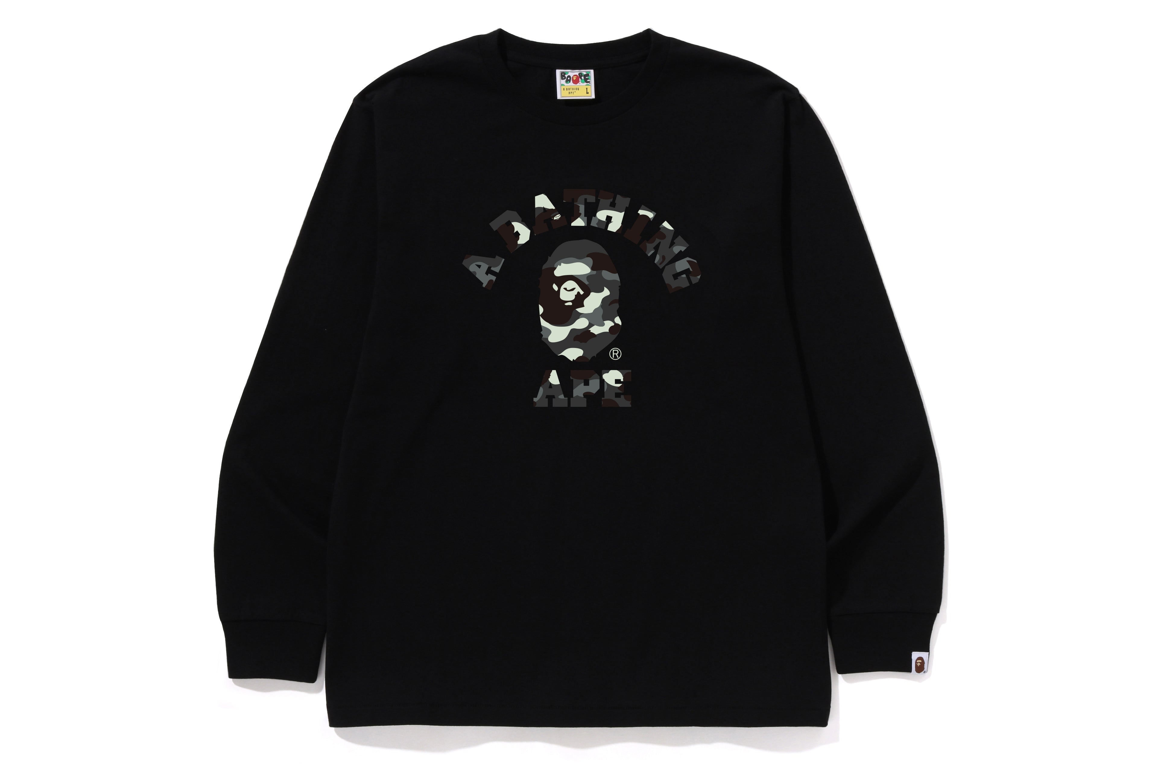 トップス A BATHING APE CITY CAMO COLLEGE LS TEE L CITY CAMO COLLEGE LS TEE – eu.bape.com