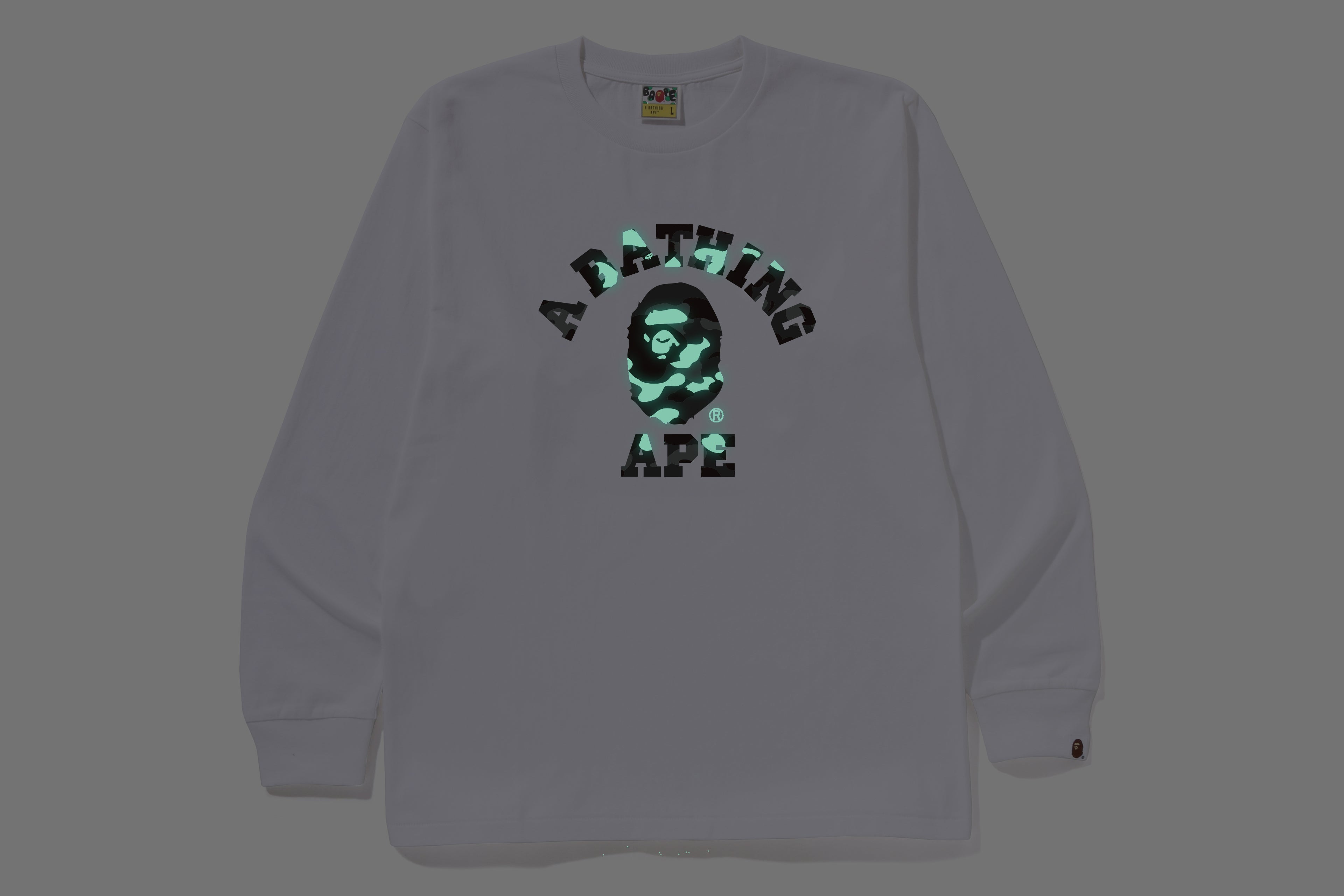 CITY CAMO COLLEGE LS TEE – eu.bape.com