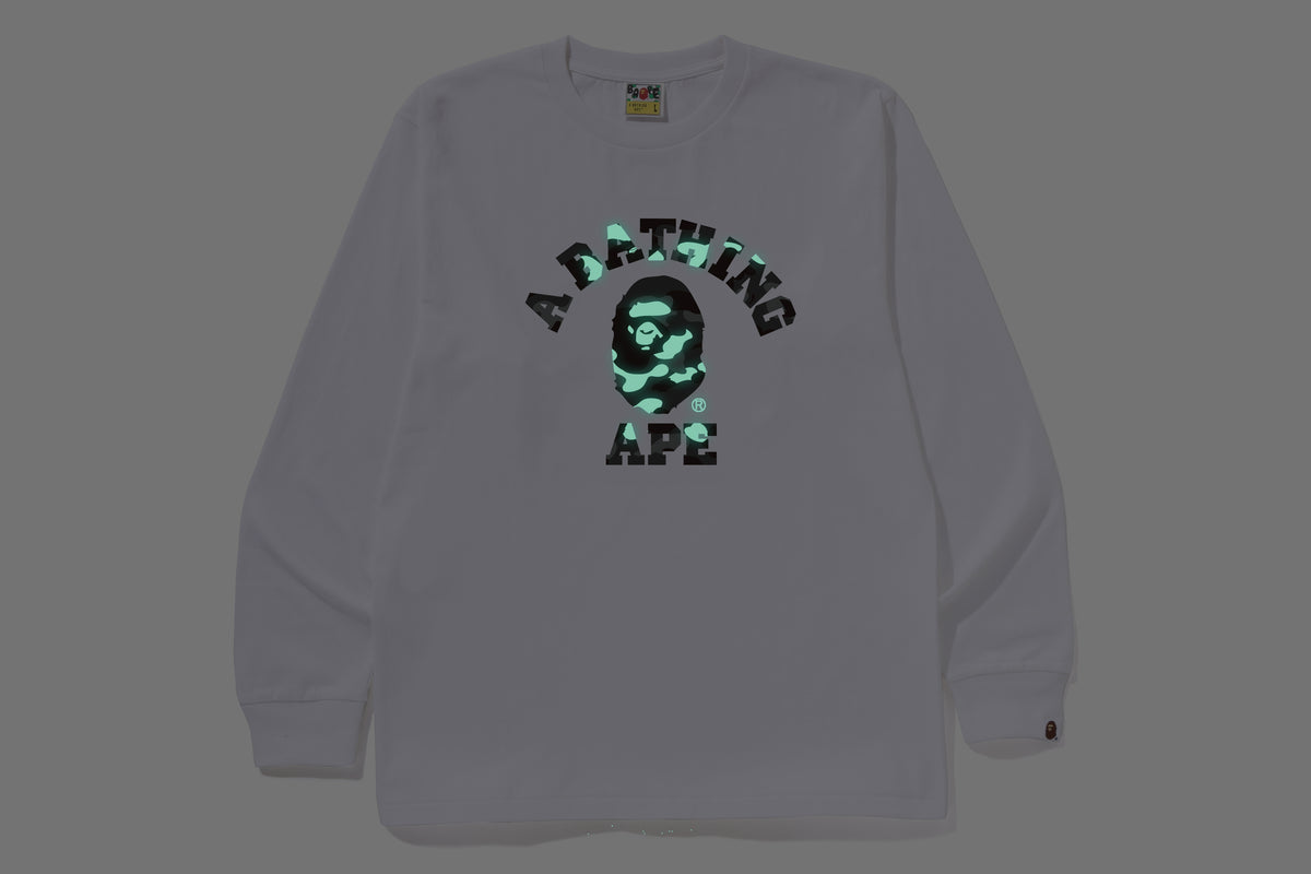 CITY CAMO COLLEGE LS TEE