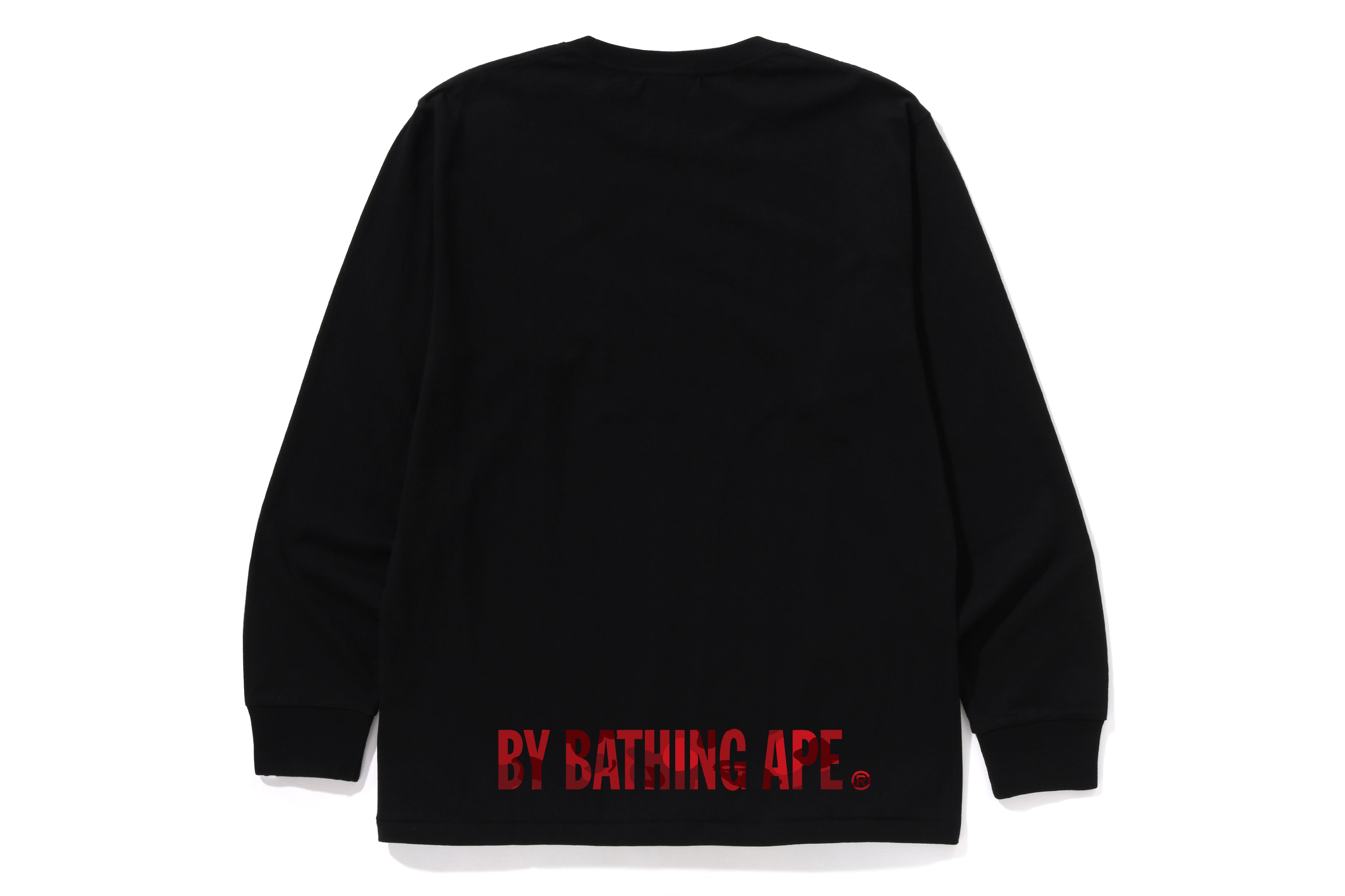 COLOR CAMO APE FACE STA LS TEE – eu.bape.com