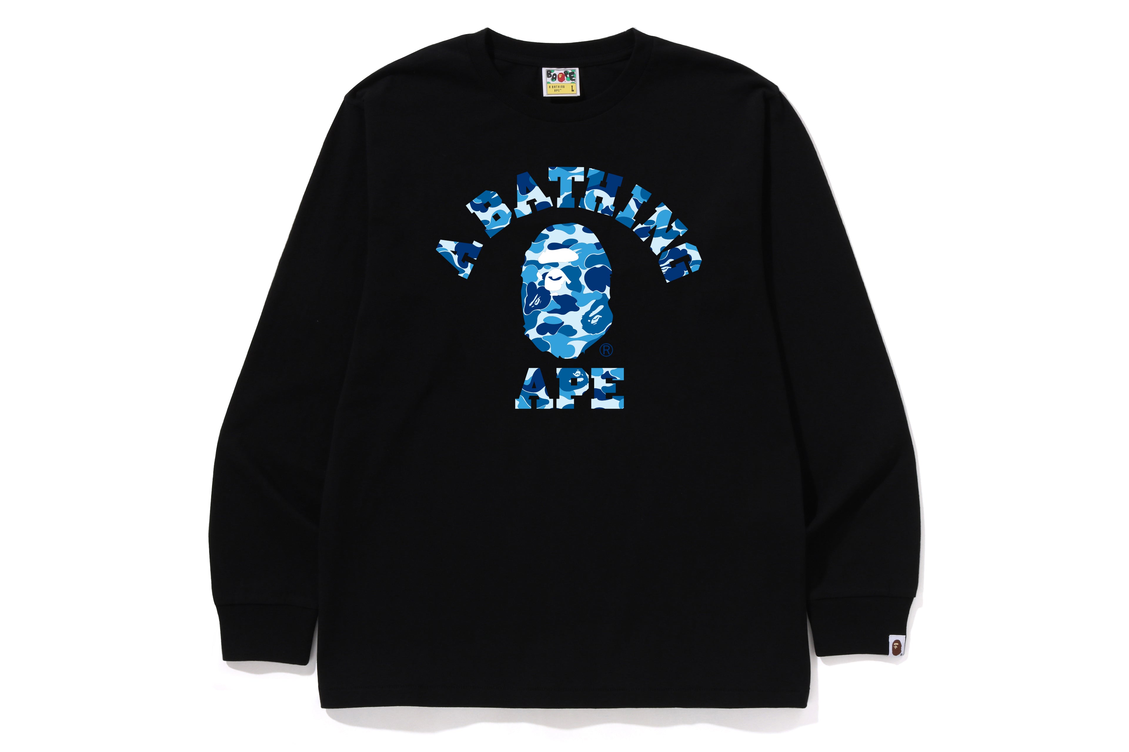 ABC CAMO COLLEGE LS TEE – eu.bape.com