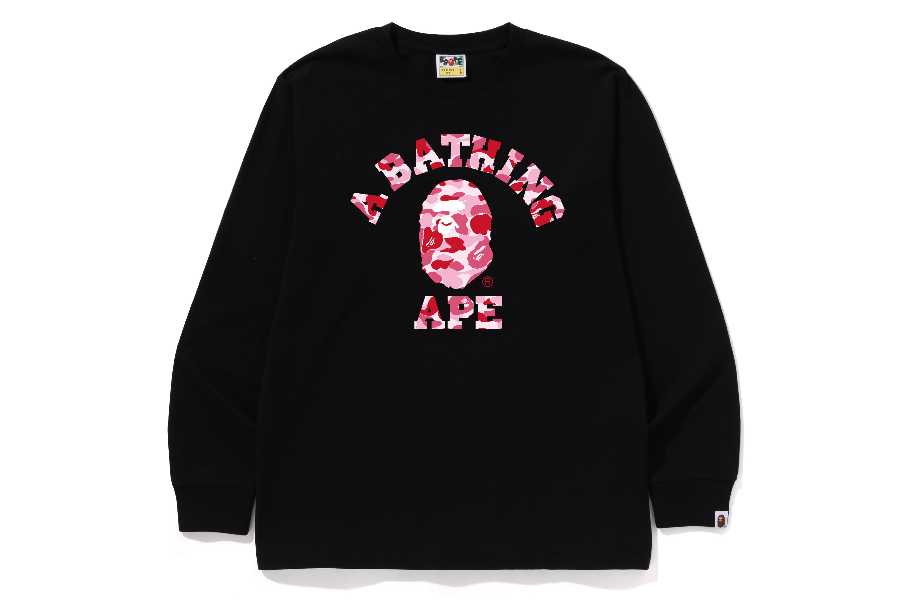 トップス A BATHING APE ABC CAMO COLLEGE LS TEE ABC CAMO COLLEGE LS TEE – eu.bape.com