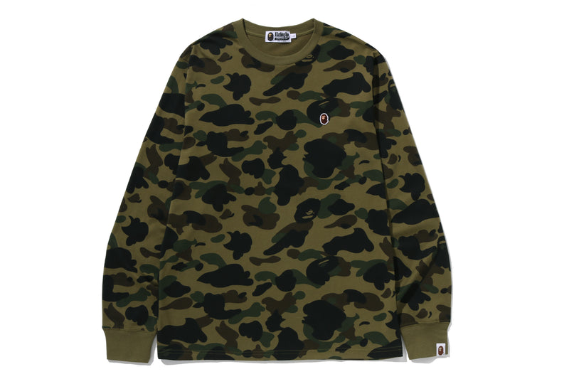 1ST CAMO ONE POINT LS TEE