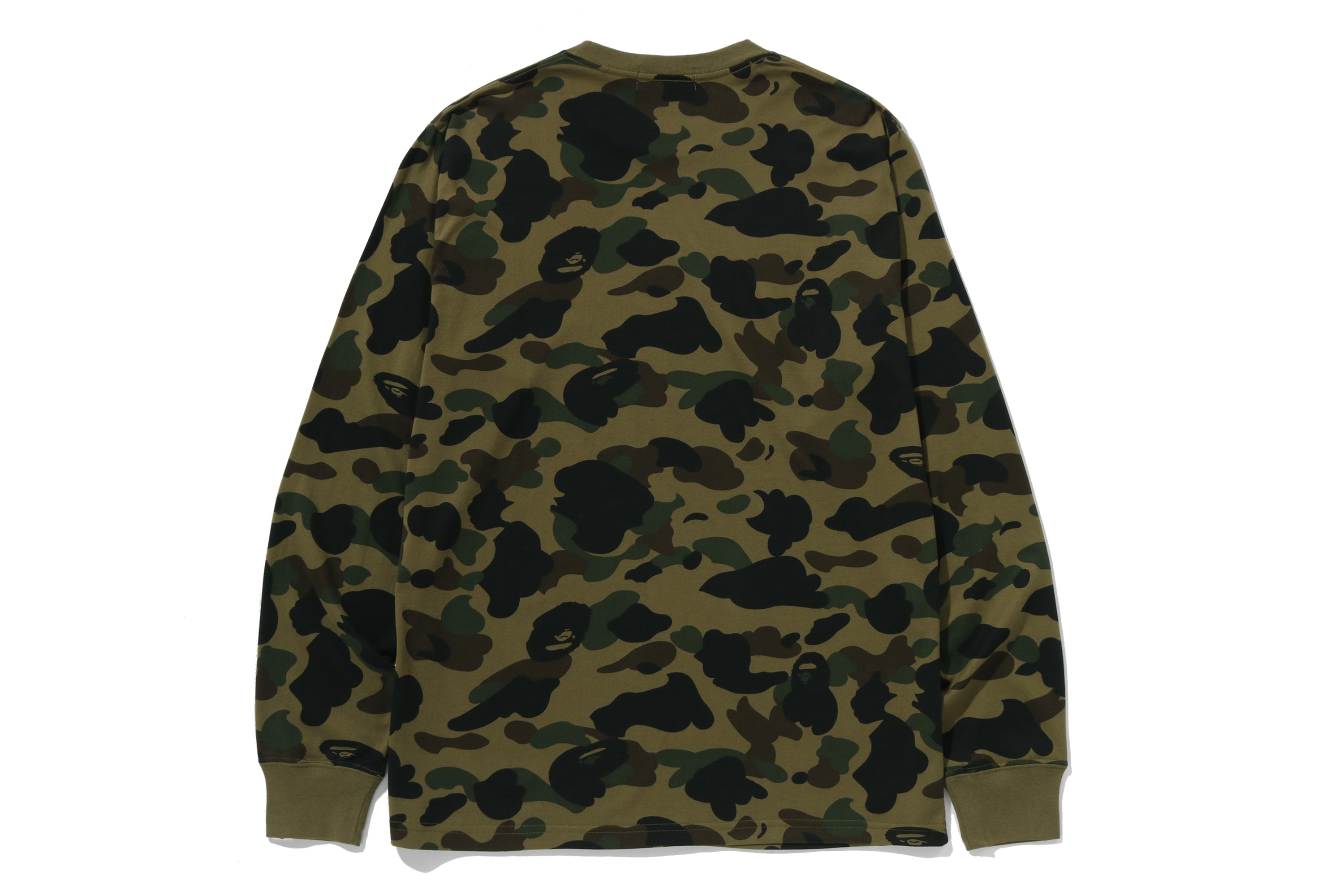 1ST CAMO ONE POINT LS TEE – eu.bape.com