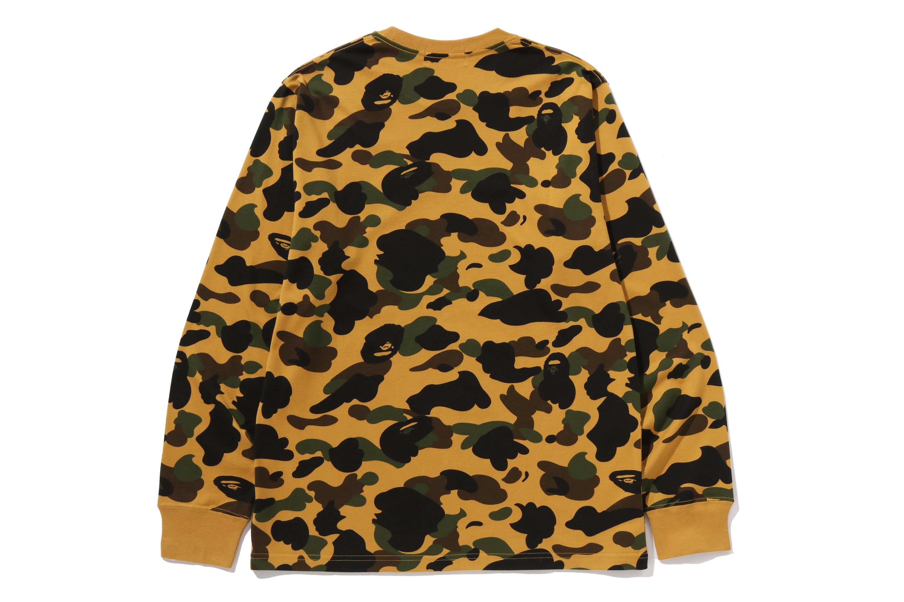 1ST CAMO ONE POINT LS TEE – eu.bape.com