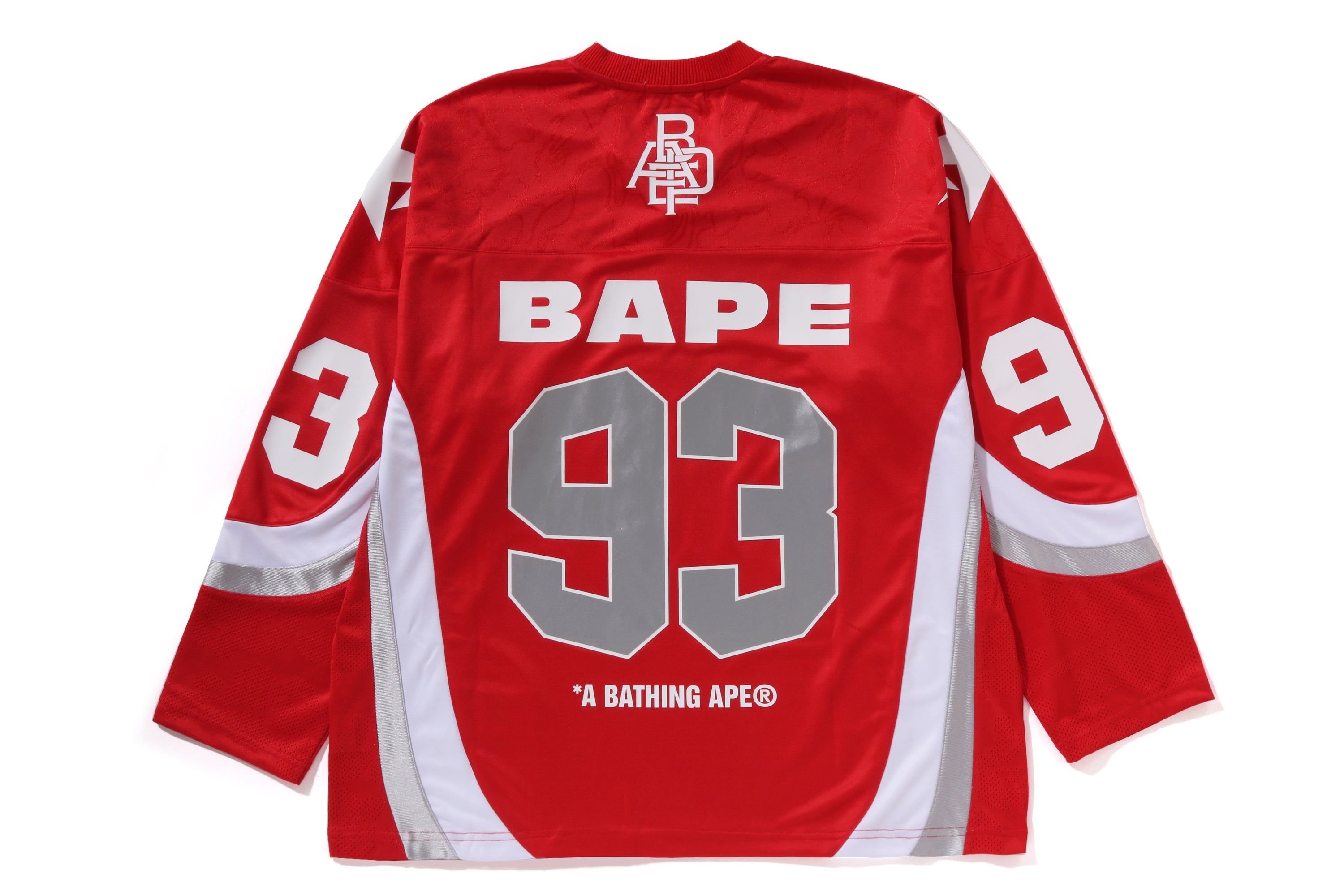 LINE CAMO JACQUARD LOGO RELAXED FIT ICE HOCKEY JERSEY – eu.bape.com
