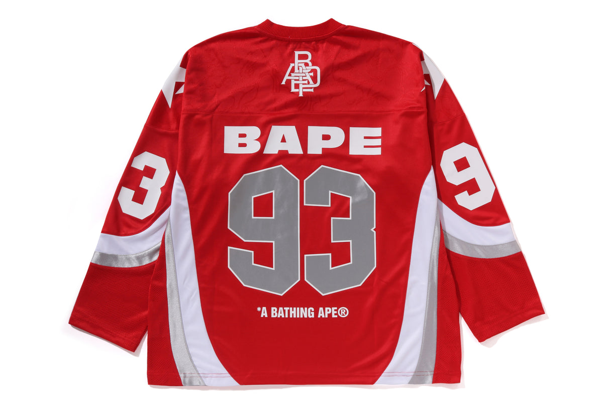 LINE CAMO JACQUARD LOGO RELAXED FIT ICE HOCKEY JERSEY