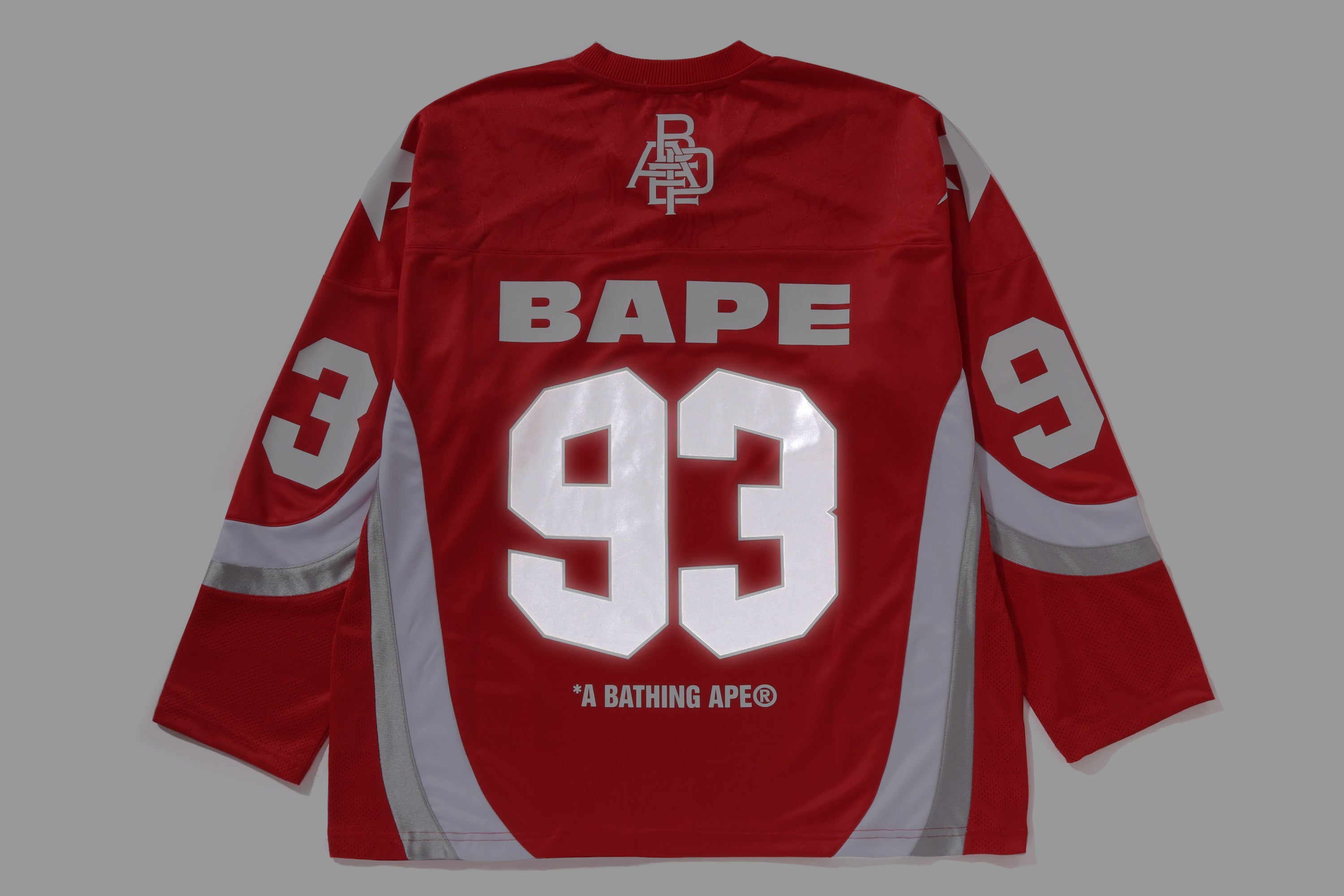 LINE CAMO JACQUARD LOGO RELAXED FIT ICE HOCKEY JERSEY – eu.bape.com
