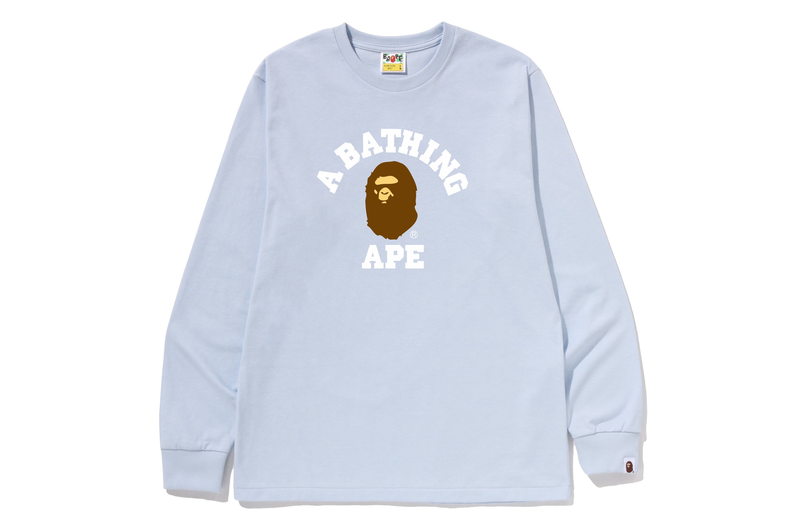 COLLEGE LS TEE – eu.bape.com